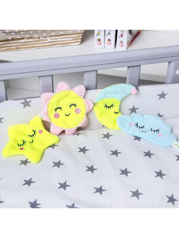 Мягкие развивающие игрушки «Счастливый малыш» (набор 4 штучки), виды МИКС