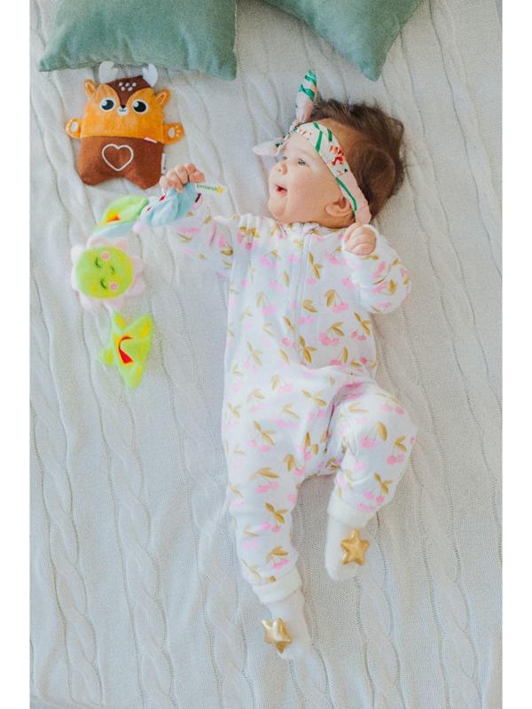 Мягкие развивающие игрушки «Счастливый малыш» (набор 4 штучки), виды МИКС