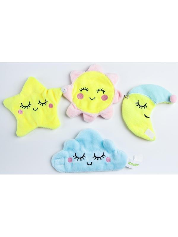 Мягкие развивающие игрушки «Счастливый малыш» (набор 4 штучки), виды МИКС