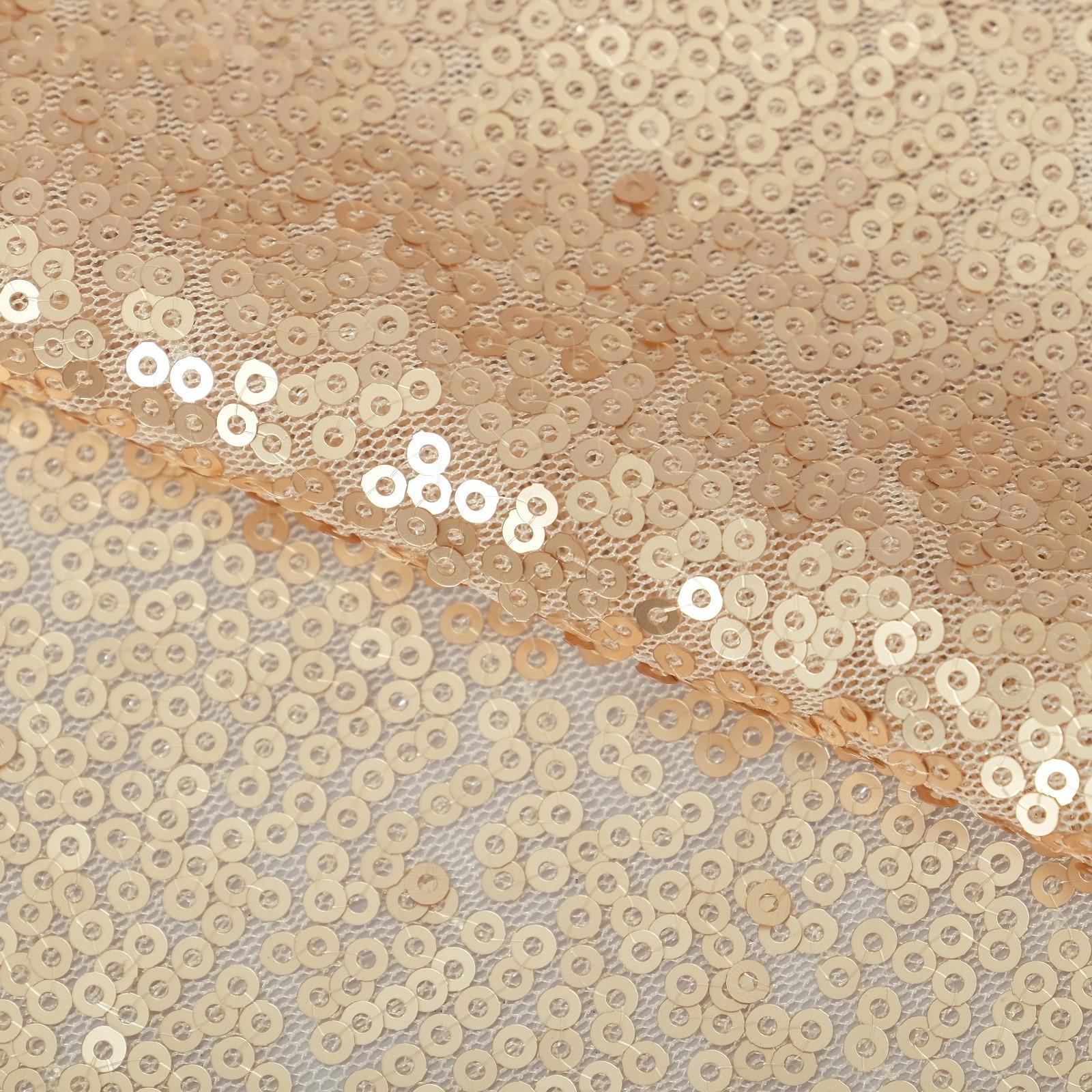 Ткань для пэчворка «Матово‒золотая» пайетки, 33 × 33 см