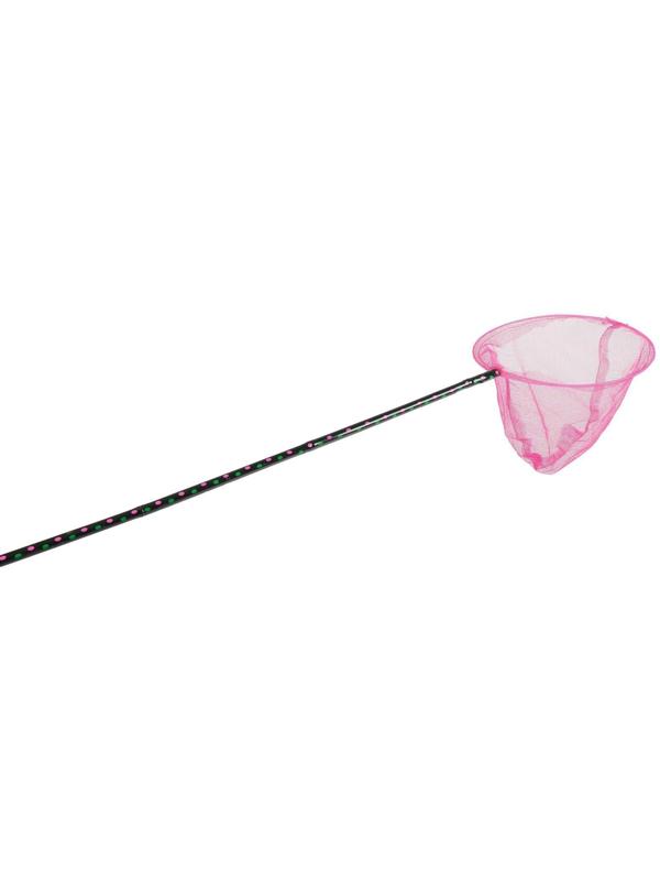 Сачок детский, ручка чёрный горох, 90 см, d=28 см, цвета МИКС