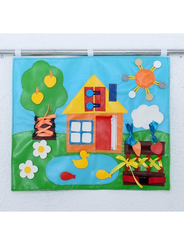 Коврик развивающий тактильный «Домик», 60 × 50 см, по методике Монтессори