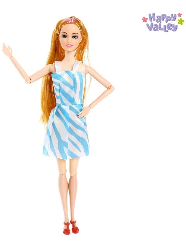 Кукла-модель шарнирная «Анна» с набором для создания одежды «Я модельер», МИКС