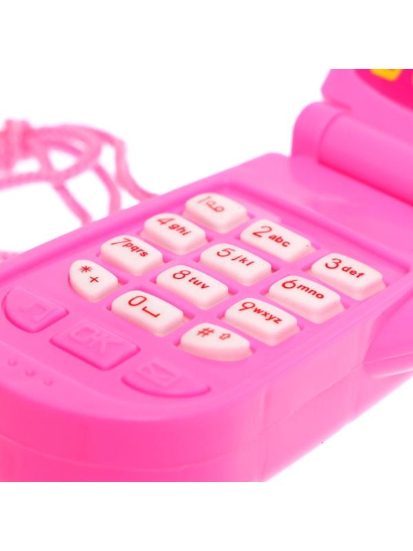 Музыкальный телефон «Самой стильной», световой и звуковой эффекты, МИКС