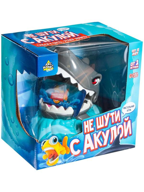 Настольная игра на ловкость «Не шути с акулой», пасть открывается