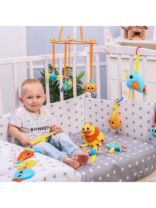 Подвеска с игрушками на мобиль «Зверята», виды МИКС