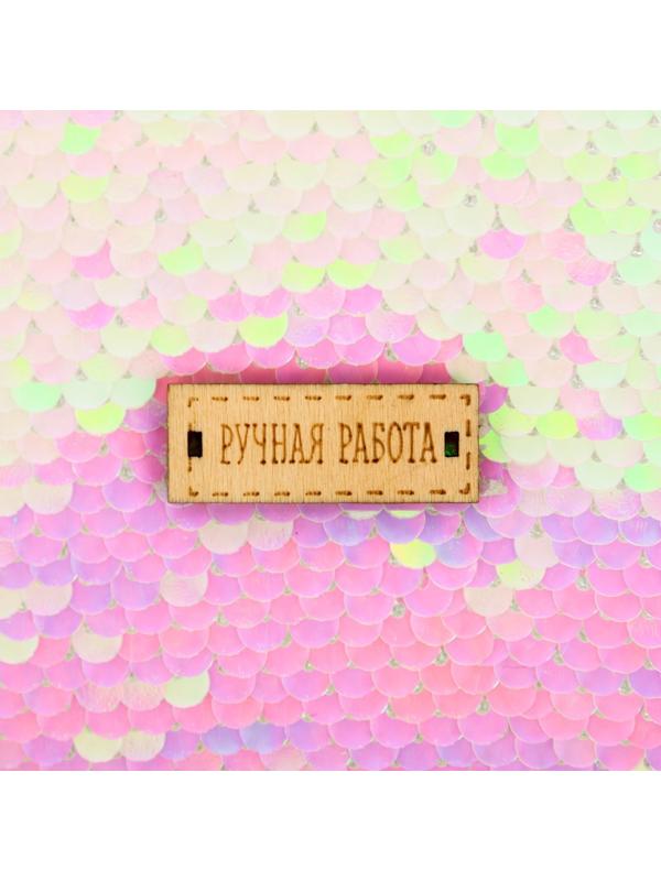 Ткань для пэчворка «Белая-розовая», 33 × 33 см