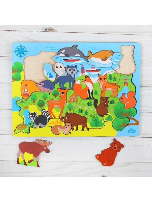 Головоломка «Животные Евразии»