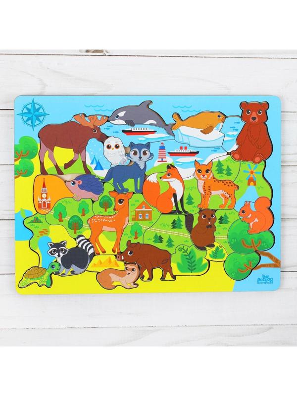 Головоломка «Животные Евразии»