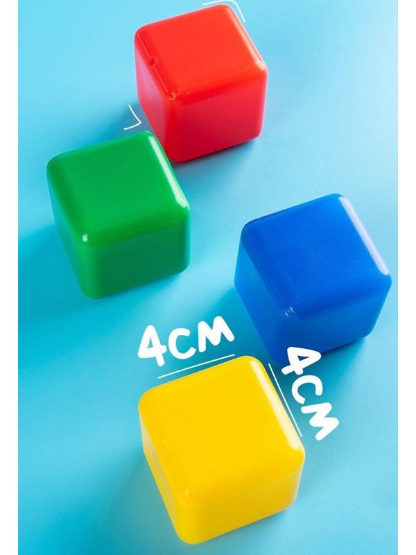 Набор цветных кубиков, «Смешарики», 20 шт., 4×4 см