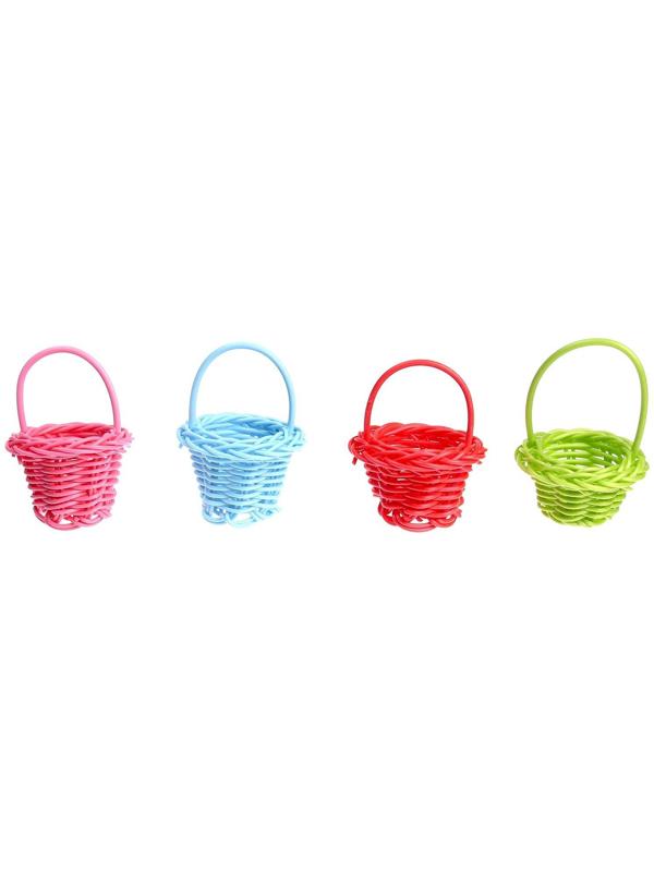 Кукольная миниатюра «Корзинка», цвета МИКС