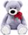 Мягкая игрушка «Медведь Марк», 80 см, цвет серый