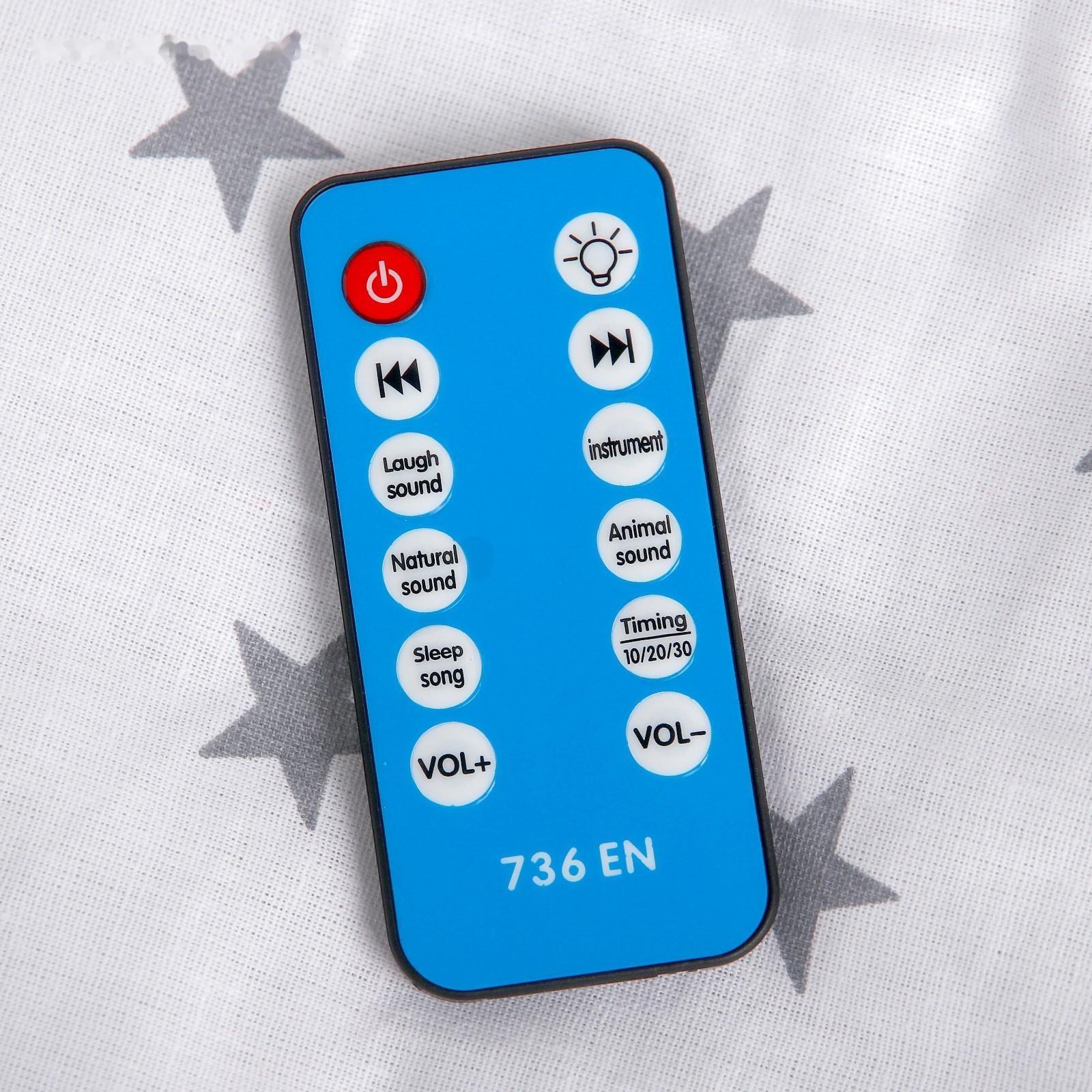 Мобиль музыкальный «Яркие птички», с ночником + пульт, цвет МИКС