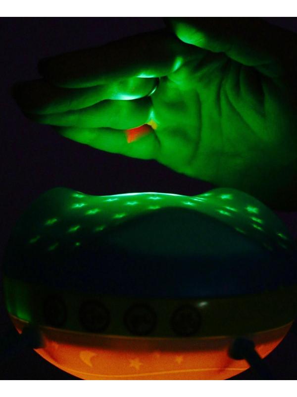 Мобиль музыкальный «Яркие птички», с ночником + пульт, цвет МИКС