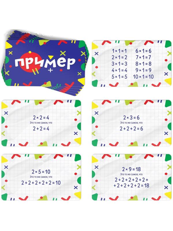 Настольная обучающая игра «Изучаем таблицу умножения»