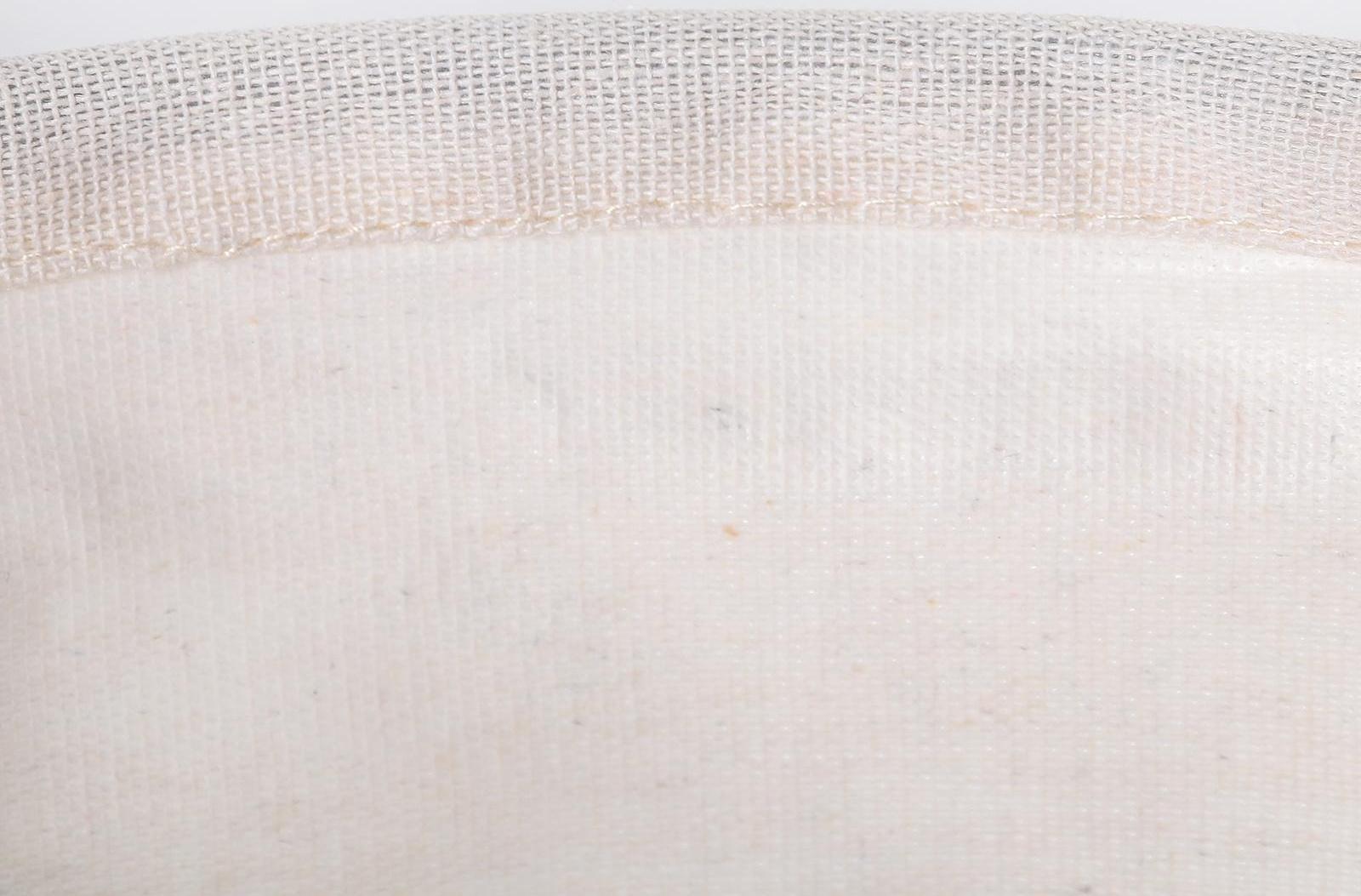 Корзина бельевая текстильная Доляна «Панда», 30×30×30 см, цвет белый