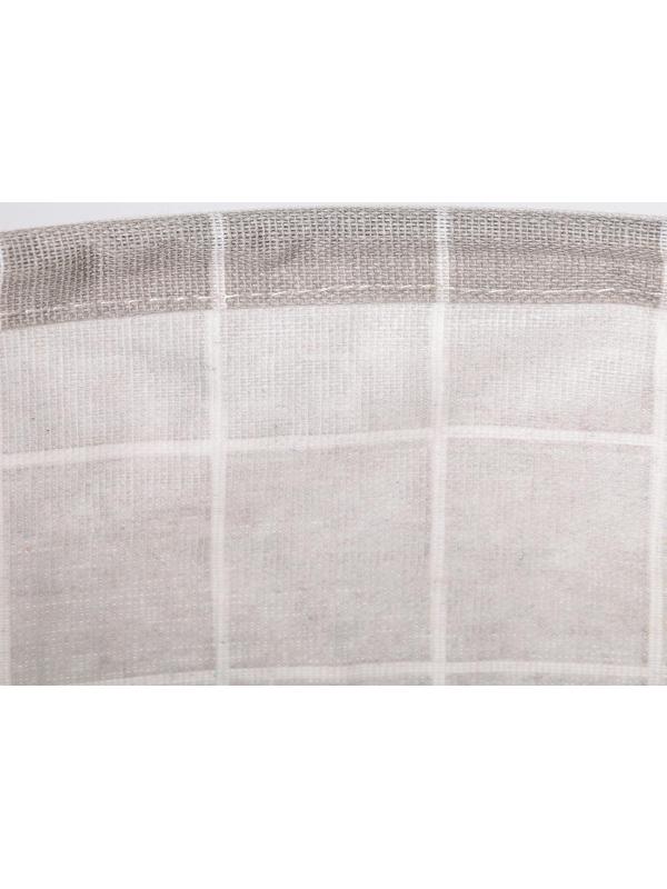 Корзина бельевая текстильная «Клетка», 30×30×30 см, цвет серый