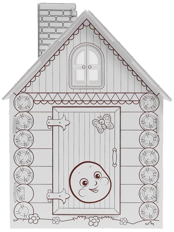 Домик-раскраска «Колобок» 3 в 1