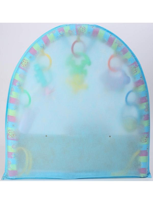 Дуга игровая мягкая на коляску/кроватку «Забава», 46 - 68 см