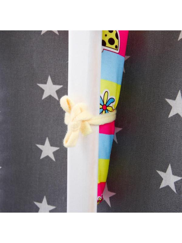 Дуга игровая мягкая на коляску/кроватку «Цыпленок», 43 - 63 см