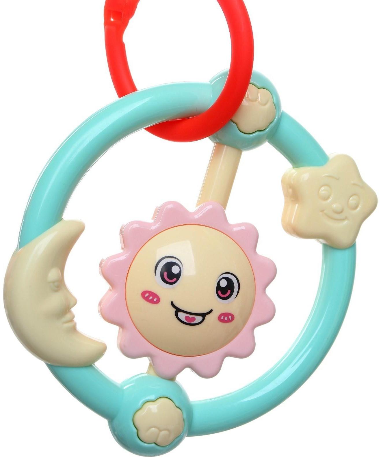 Дуга игровая мягкая на коляску/кроватку «Дудочка», р-р 46-83