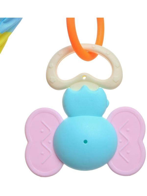 Дуга игровая мягкая на коляску/кроватку «Дудочка», р-р 46-83