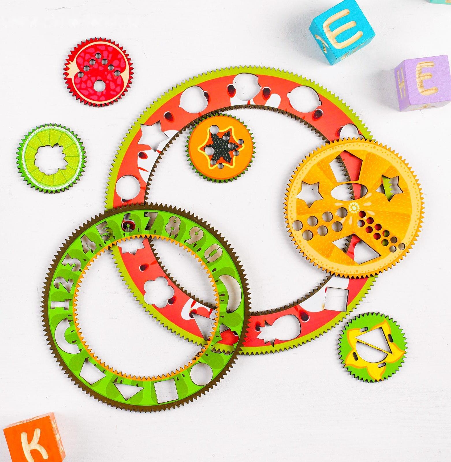 Спирограф «Фрукты»