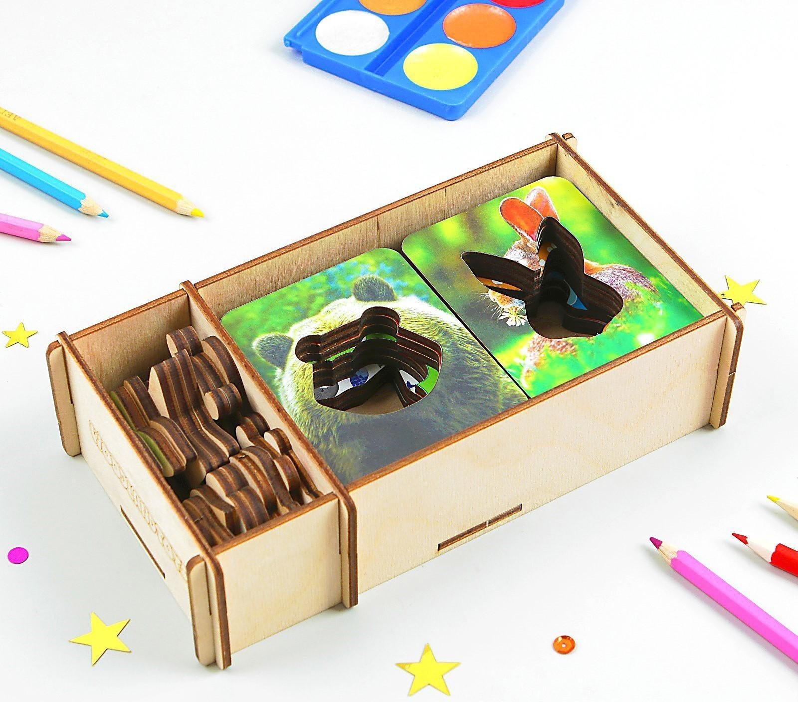 Доски Сегена «Животные», набор 18 шт.