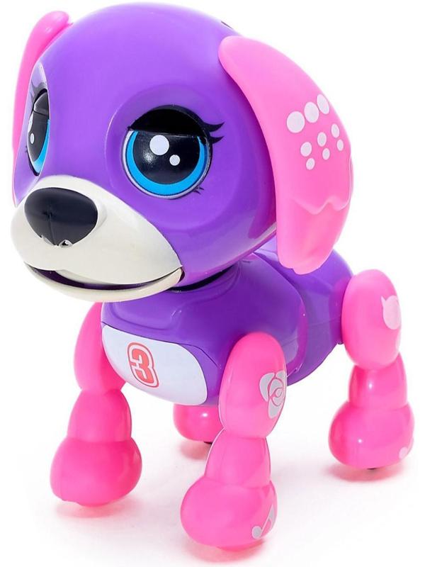 Интерактивный щенок «Маленький друг», цвет фуксия