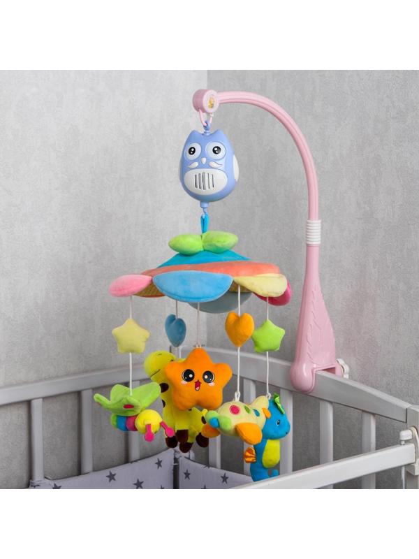 Мобиль музыкальный «Совушка 2», работает от батареек