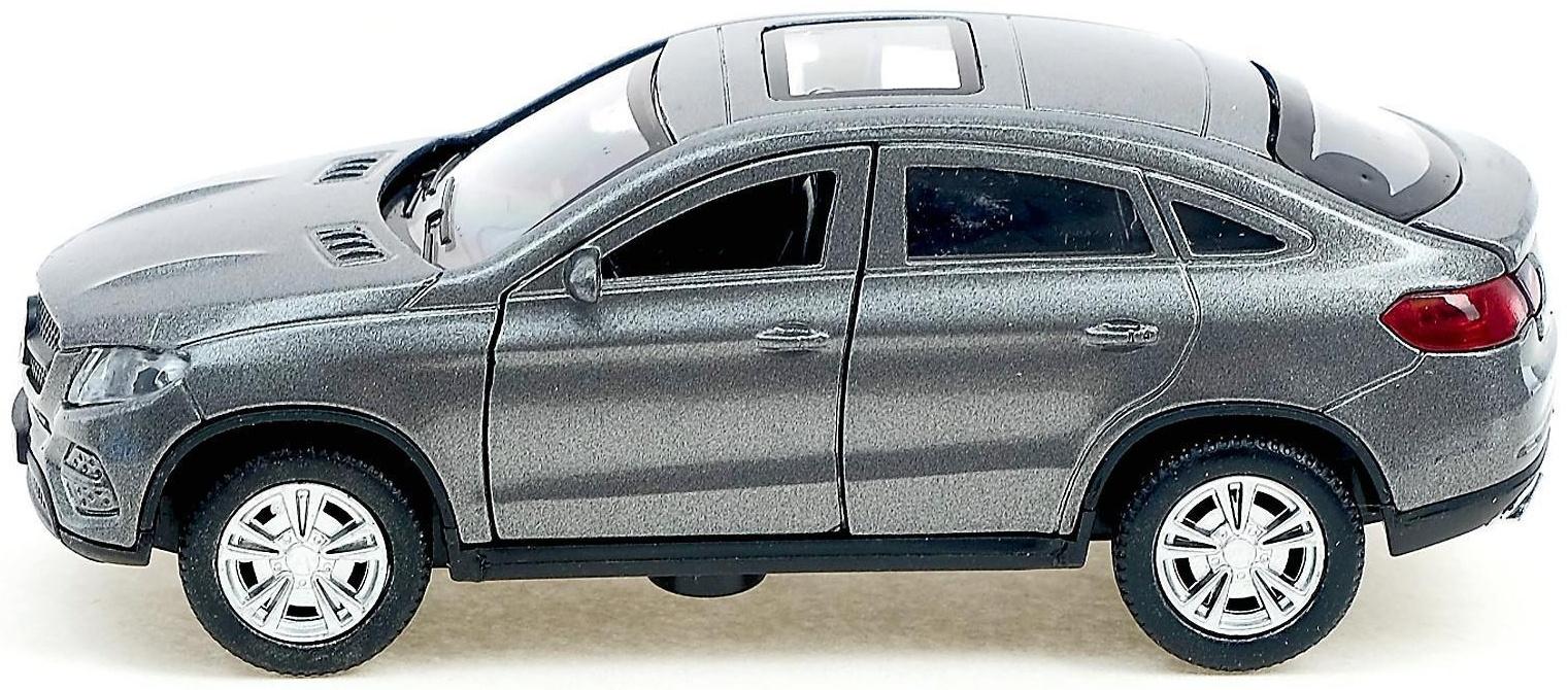 Машина металлическая инерционная Mercedes-Benz Gle Coupe, цвет серый, 12 см