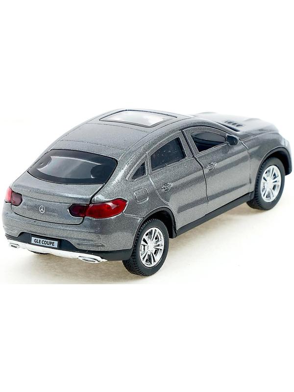 Машина металлическая инерционная Mercedes-Benz Gle Coupe, цвет серый, 12 см