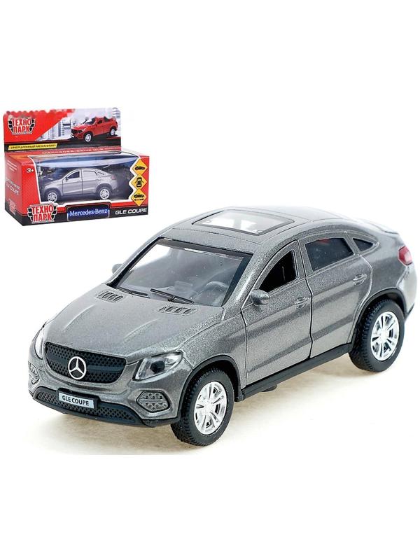 Машина металлическая инерционная Mercedes-Benz Gle Coupe, цвет серый, 12 см