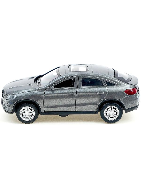 Машина металлическая инерционная Mercedes-Benz Gle Coupe, цвет серый, 12 см