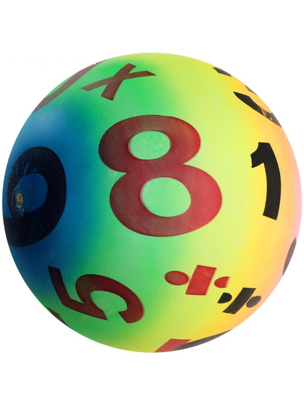 Мяч детский «Цифры», d=22 см, 70 г