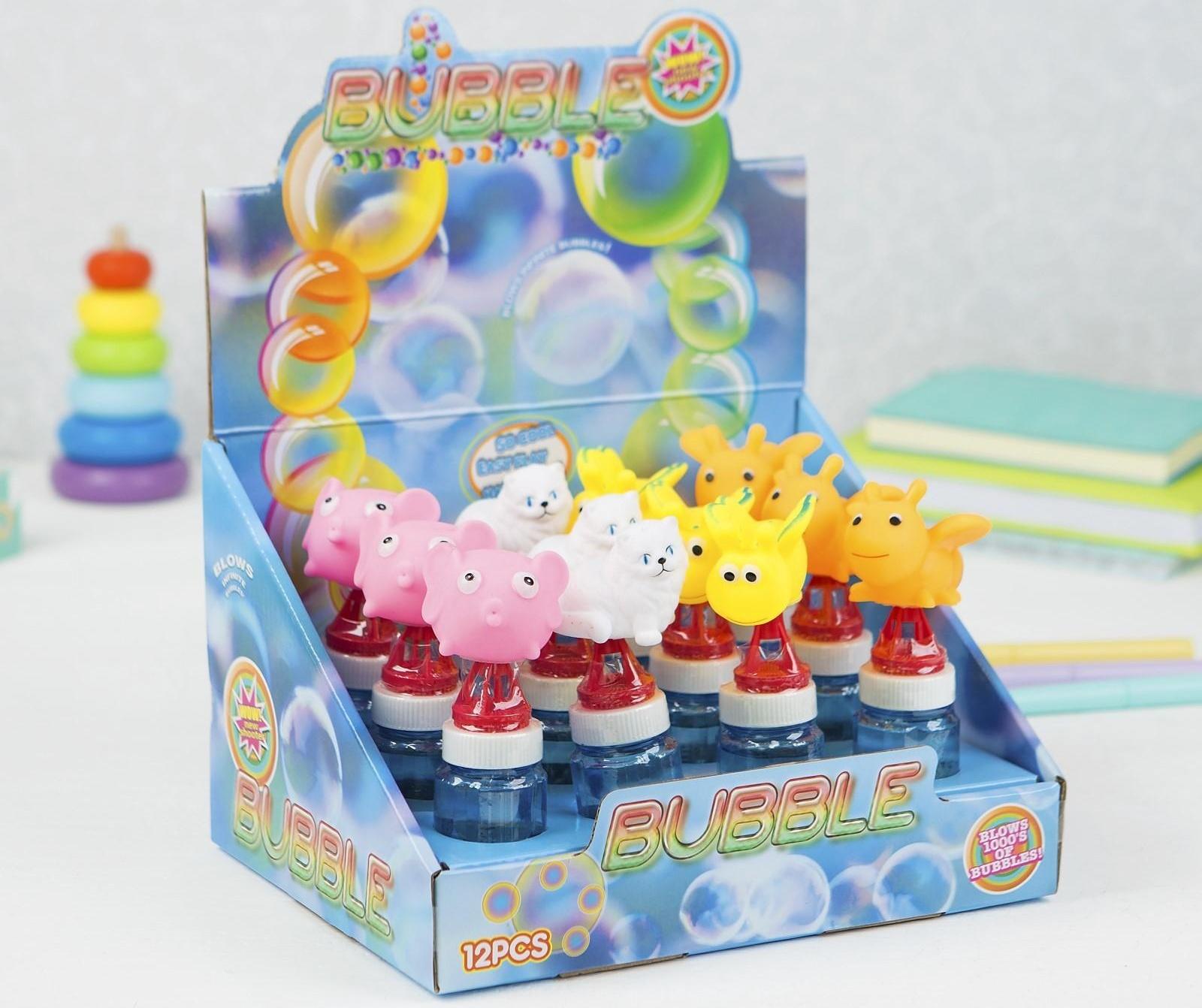 Мини генератор мыльных пузырей «Летняя полянка» 50 мл