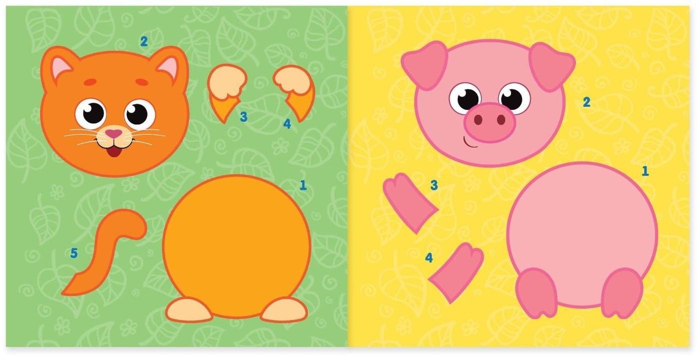 Аппликации набор «Для самых маленьких», 6 шт. по 20 стр.