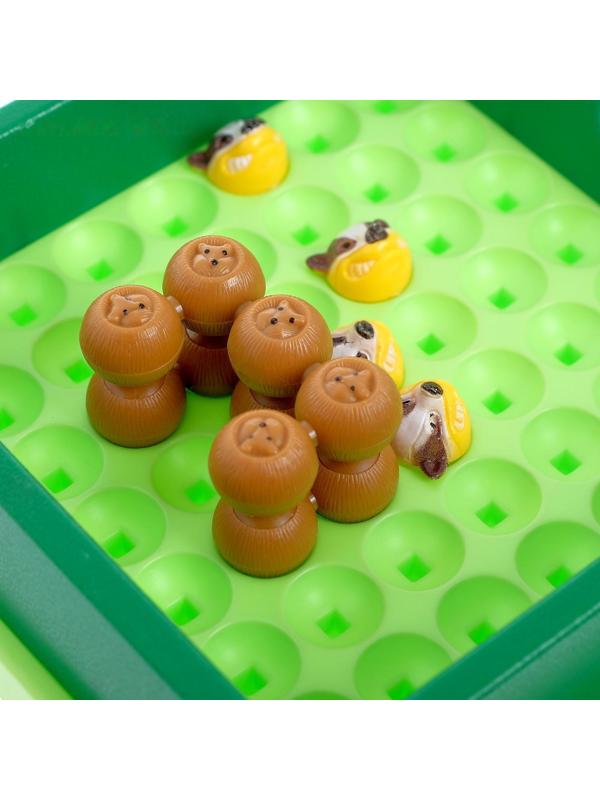 Настольная игра головоломка «Ежата-смышлята», задания с ответами, 5 уровней сложности