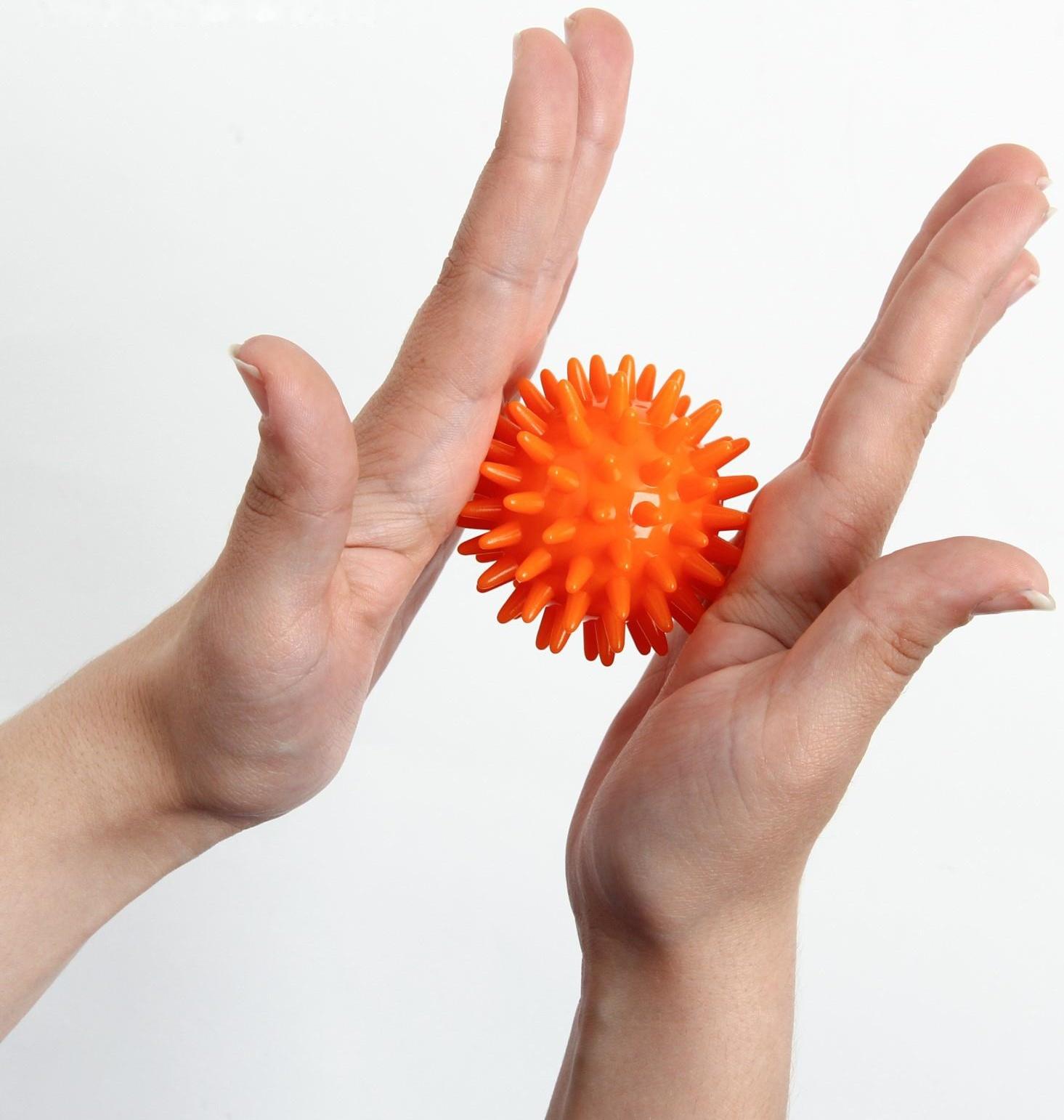 Мяч массажный d = 6 см., цвет оранжевый