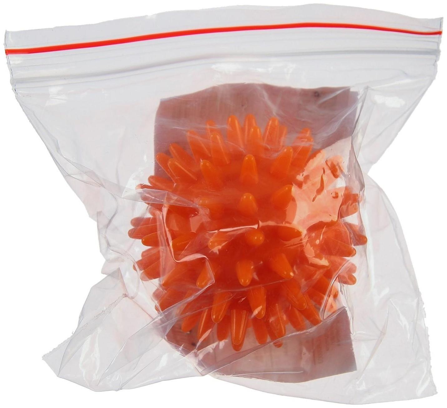 Мяч массажный d = 6 см., цвет оранжевый