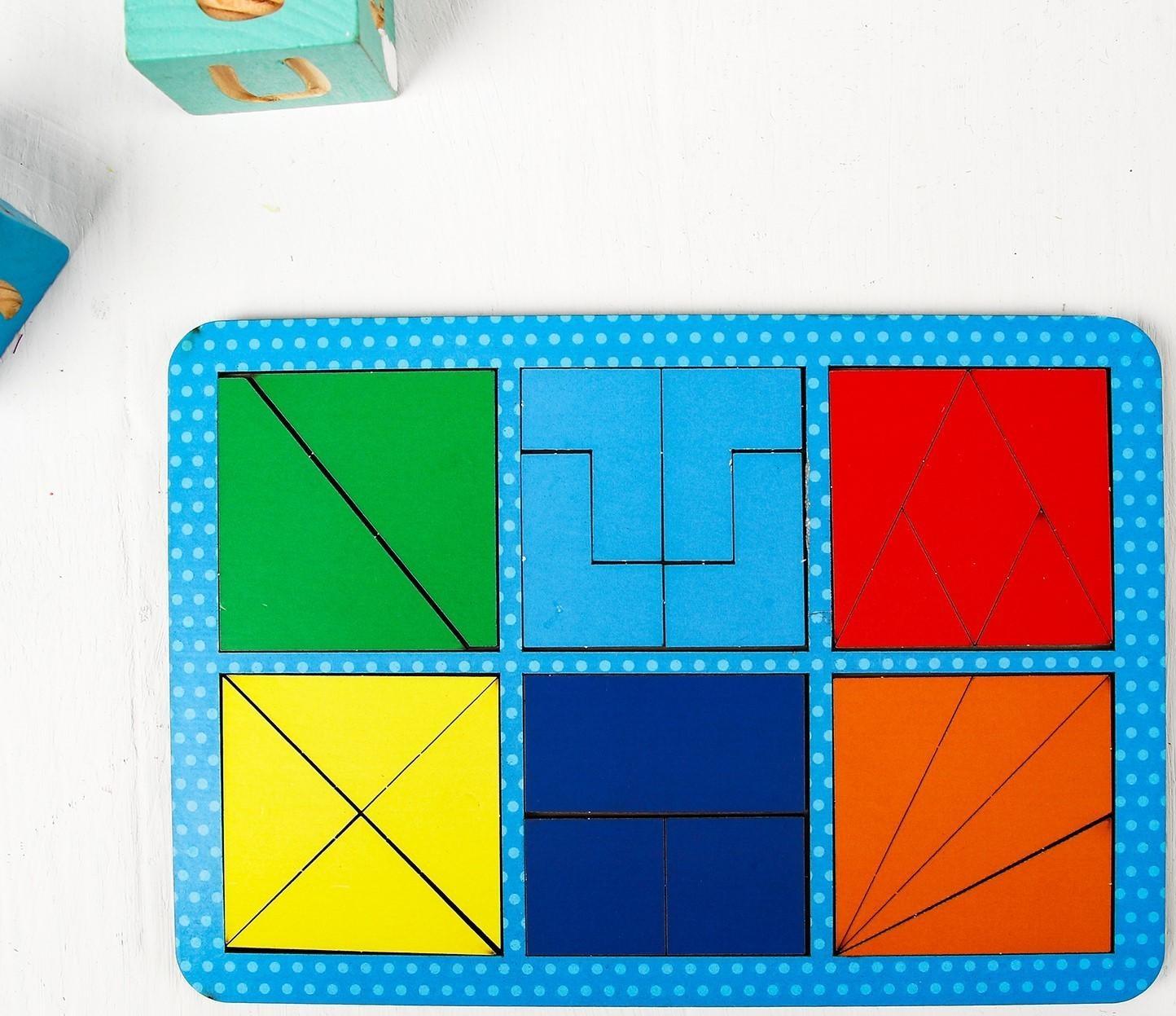 Квадраты Никитина «Животные», двусторонние