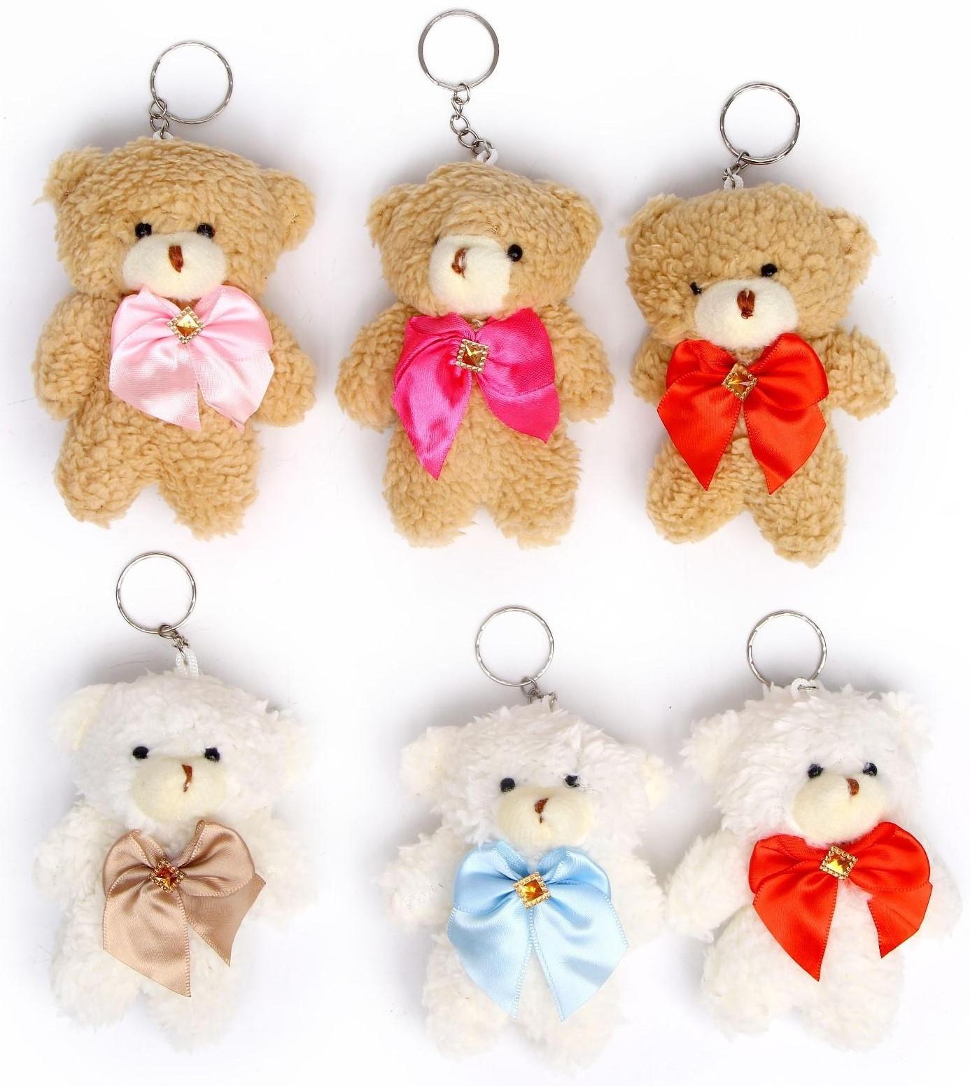 Подвеска «Мишка с бантом», цвета МИКС