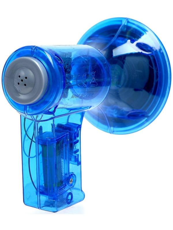 Рупор «Спикер», с функцией изменения голоса, работает от батареек, цвета МИКС