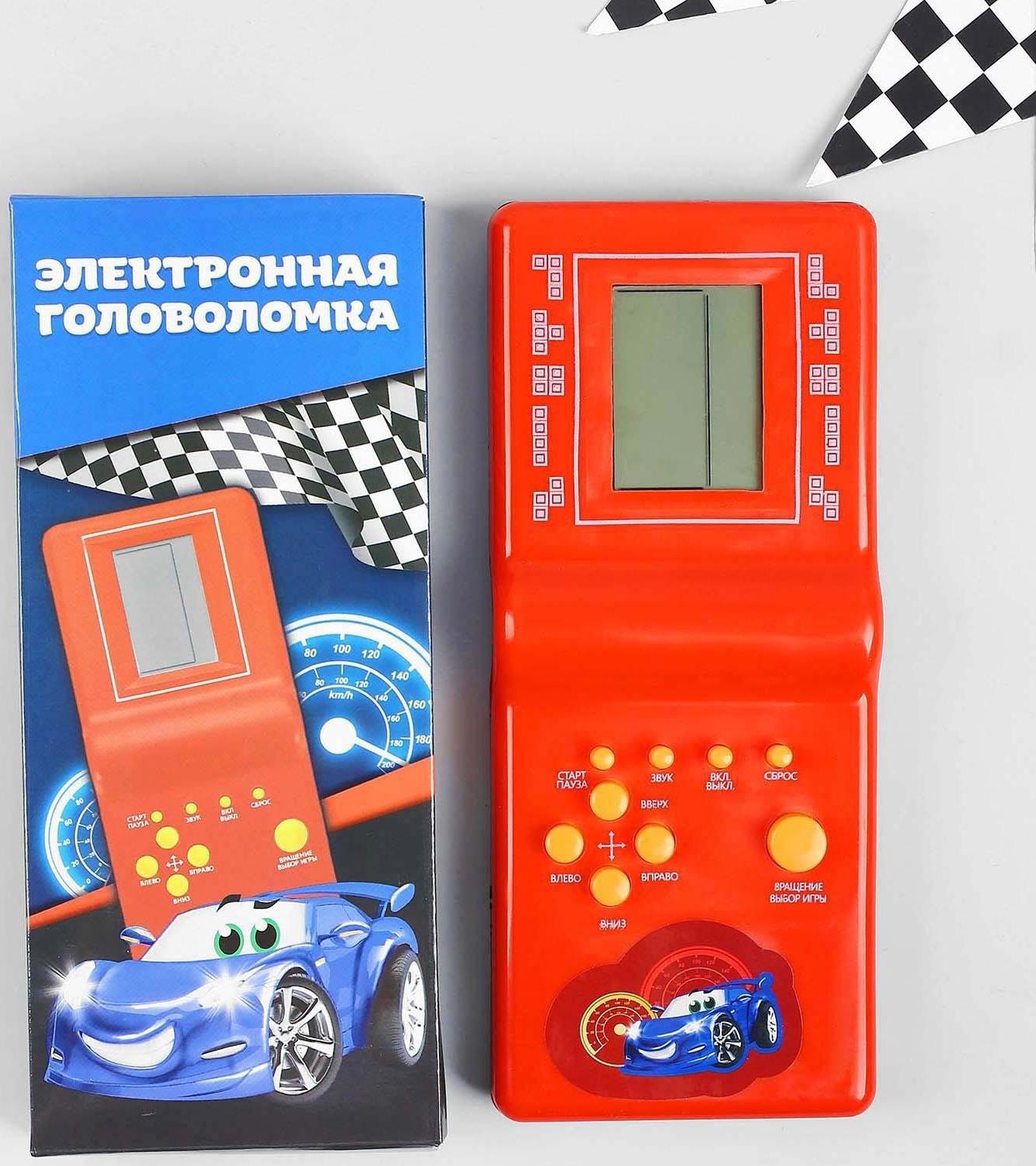 Электронная головоломка «Машина», 13 игр