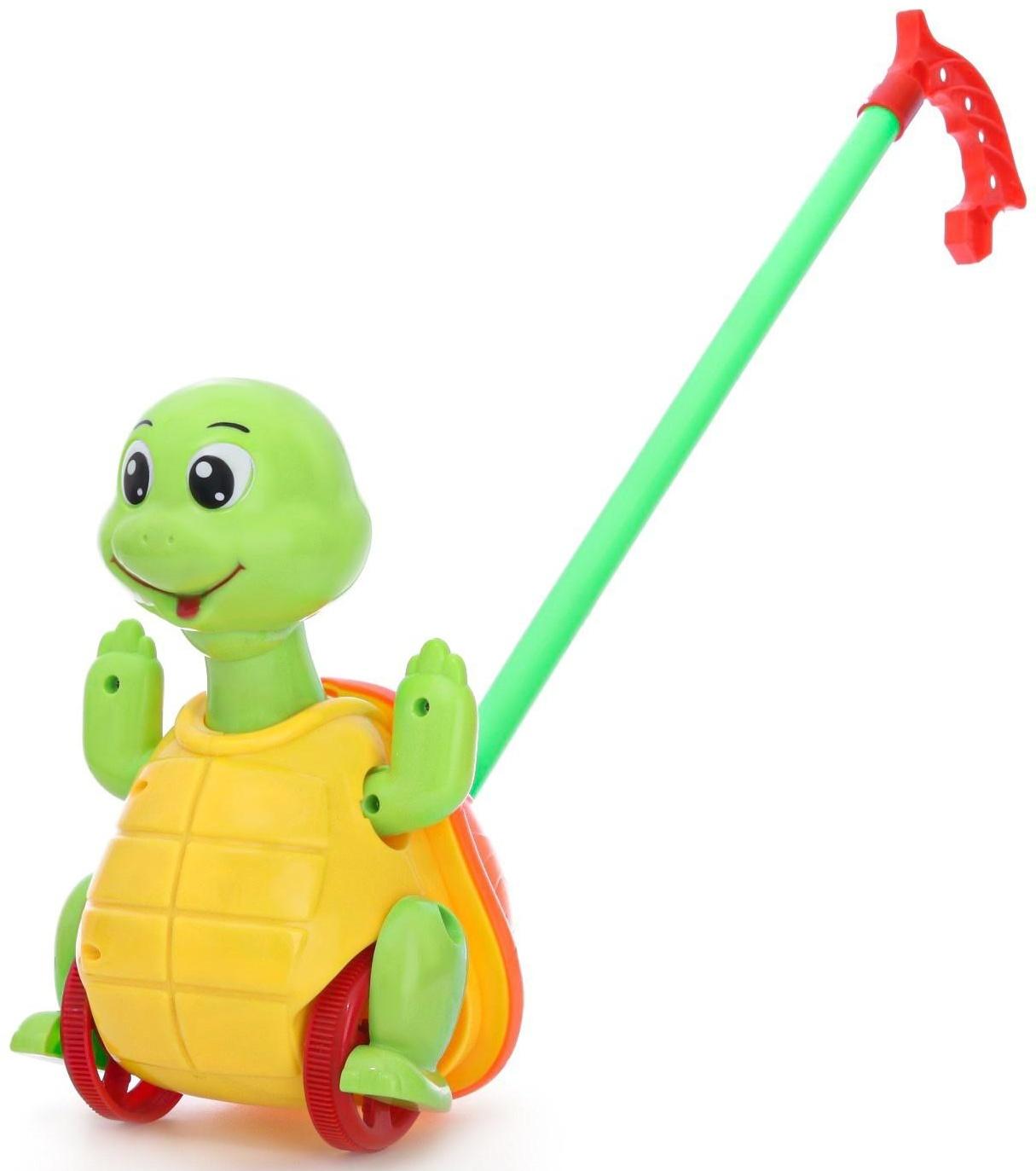 Каталка на палке «Черепаха», МИКС