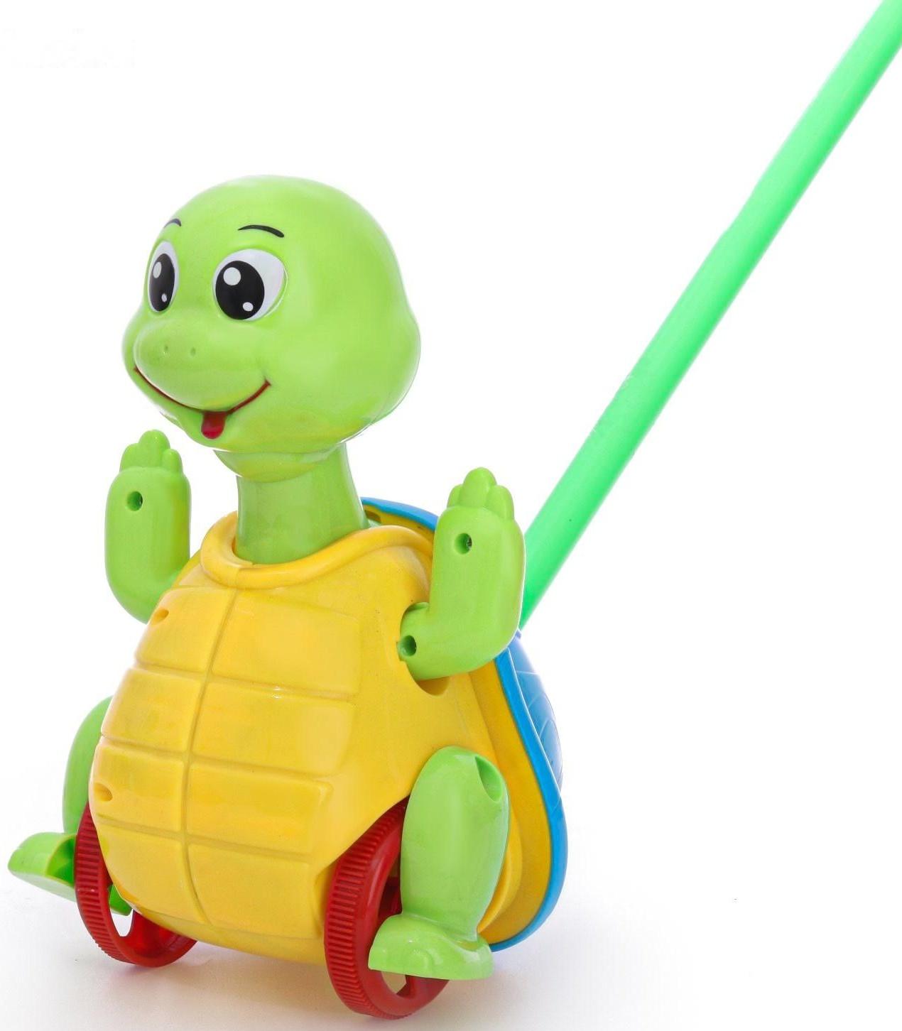 Каталка на палке «Черепаха», МИКС