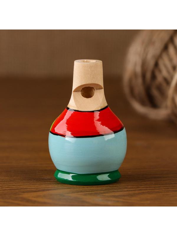 Свистулька «Колобок», 4×6 см, микс, ручная роспись