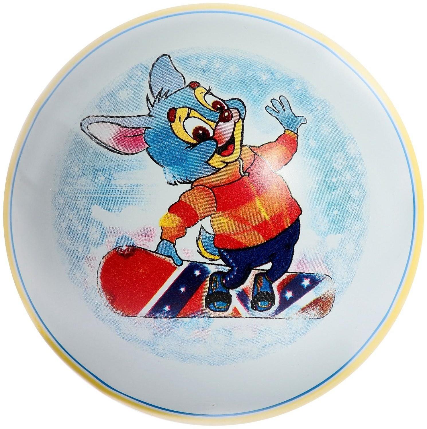 Мяч, диаметр 15 см, цвета МИКС