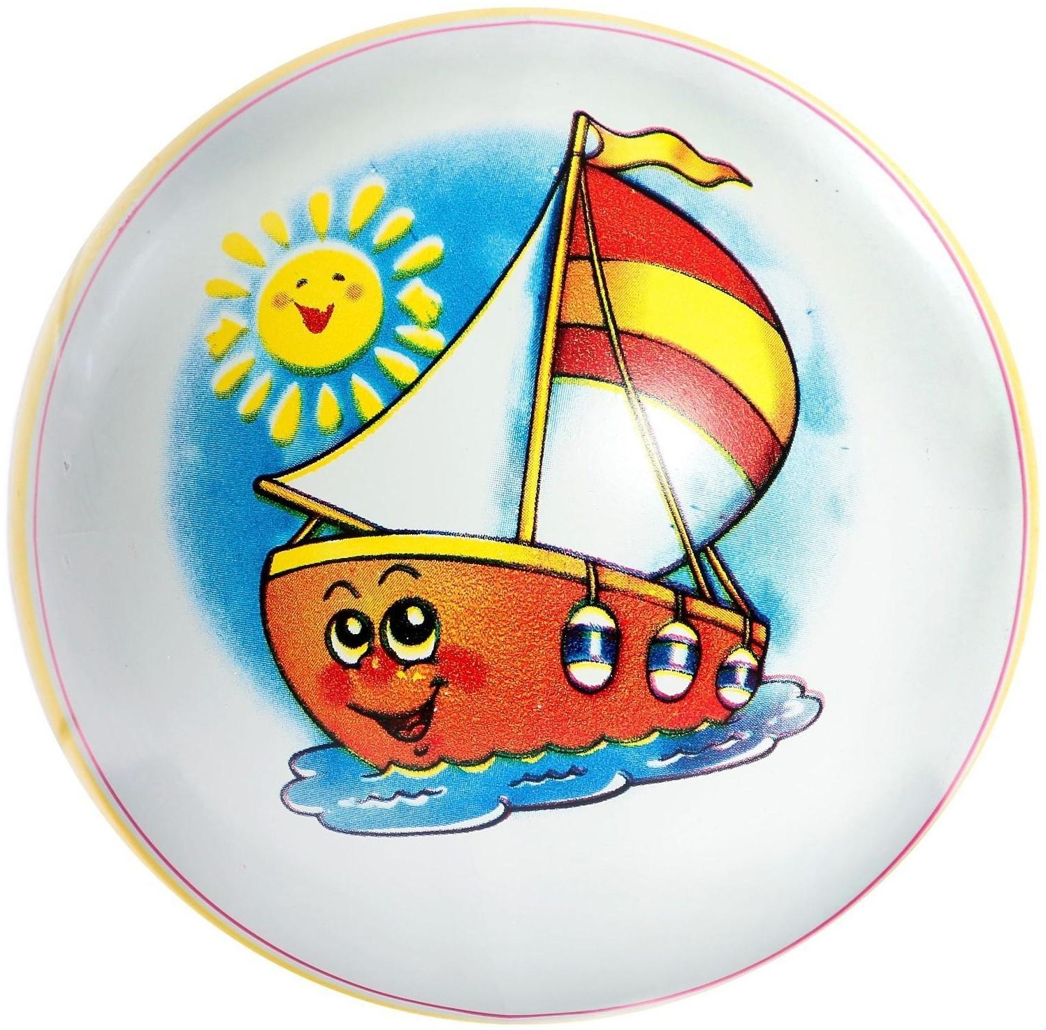 Мяч, диаметр 15 см, цвета МИКС