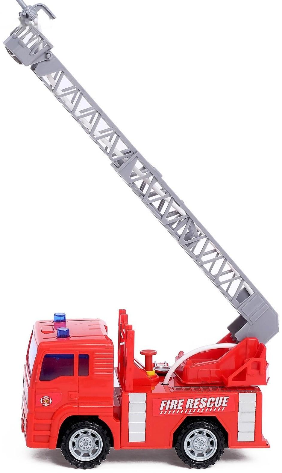 Машина инерционная «Пожарная», стреляет водой, 1:20